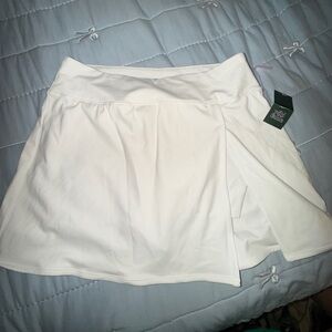White Athletic Skirt